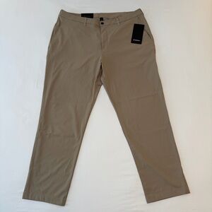 NWT Lululemon ABC Classic-Fit Golf Trouser 40x32 Sheer Oak Khaki